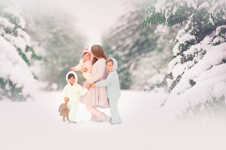 Winter Pastel Tonal Separation