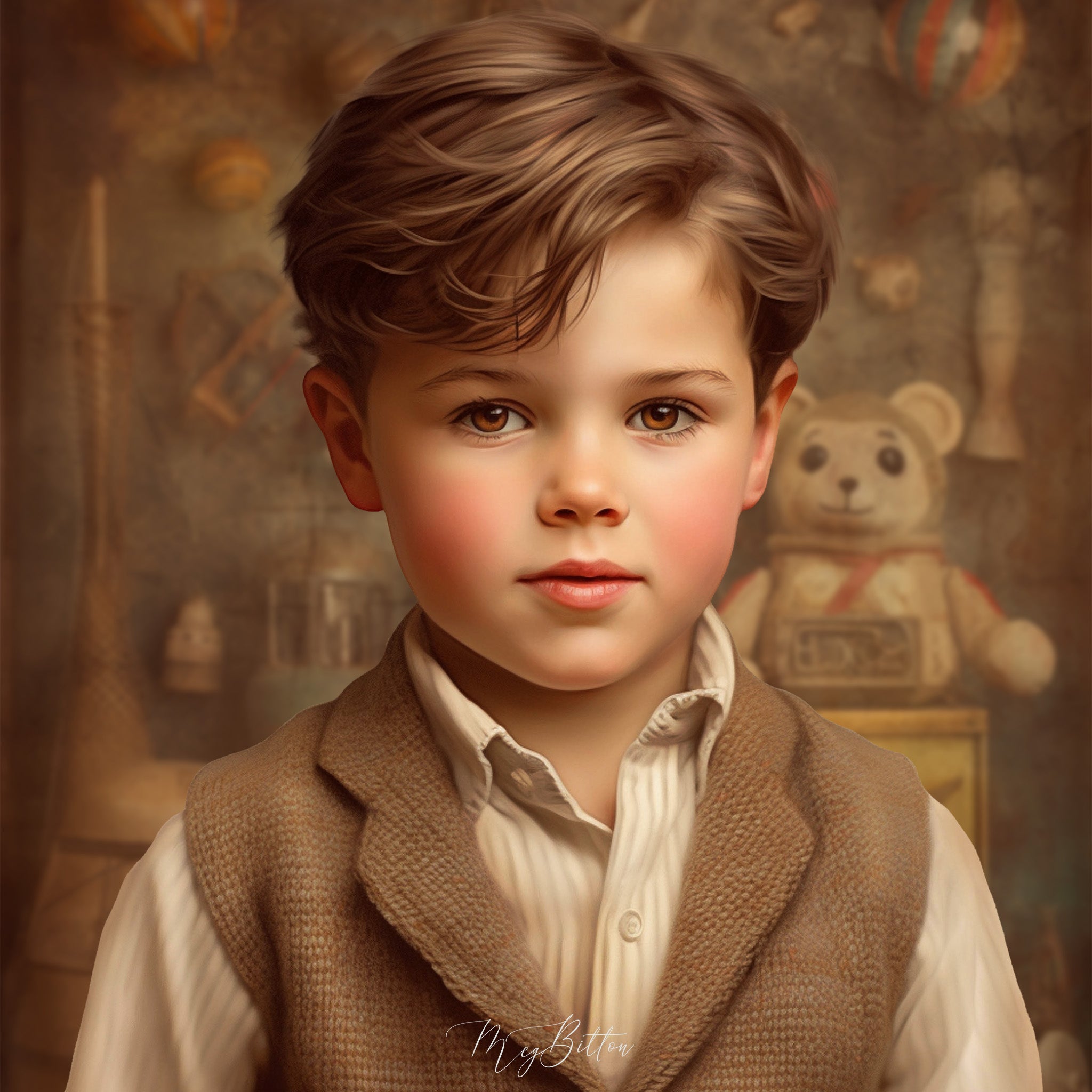 Fine Art Boys Portrait Asset Pack