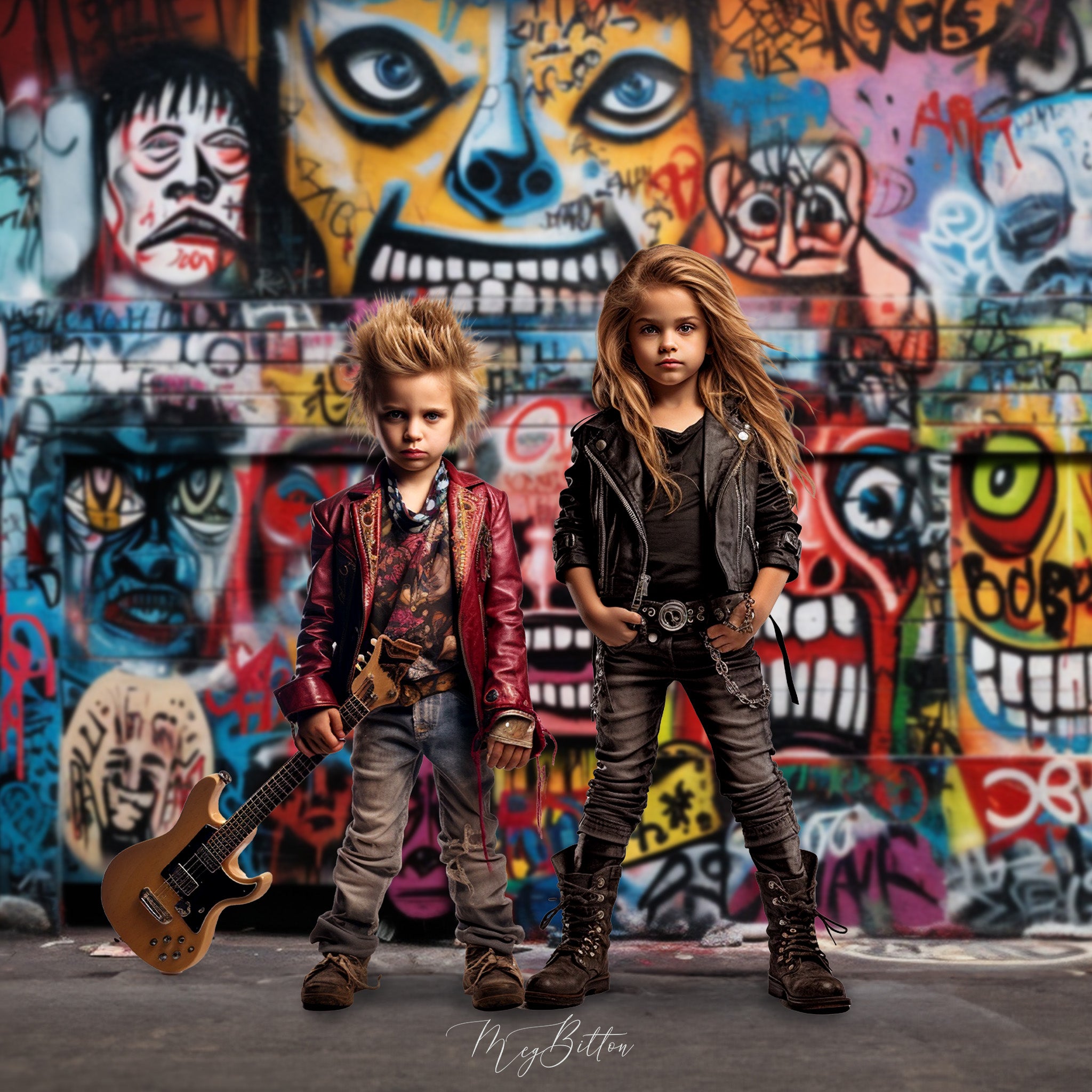 Magical Rock & Roll Kids Asset Pack