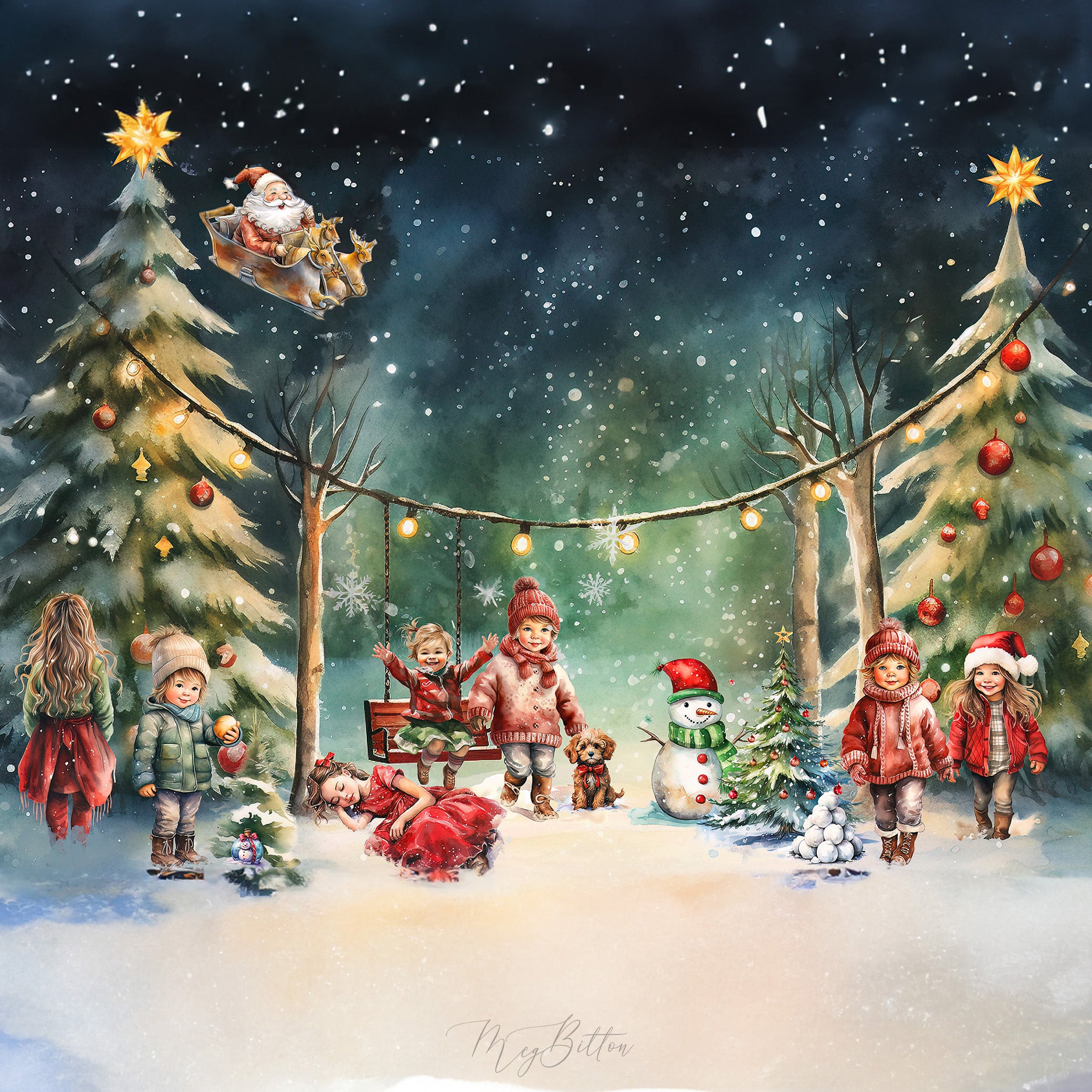 Illustrated Christmas Asset Pack