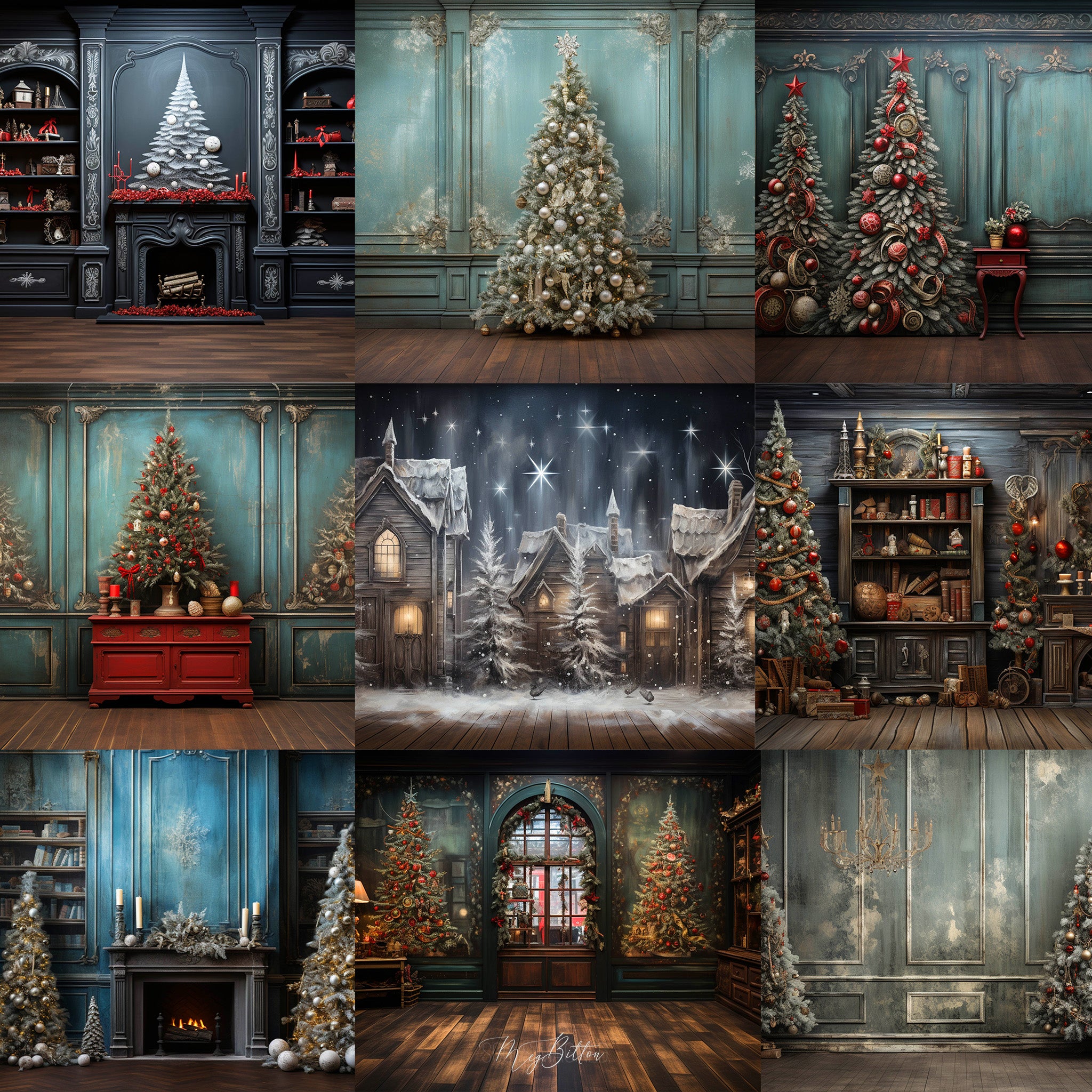 Ultimate Holiday Suite Background Bundle
