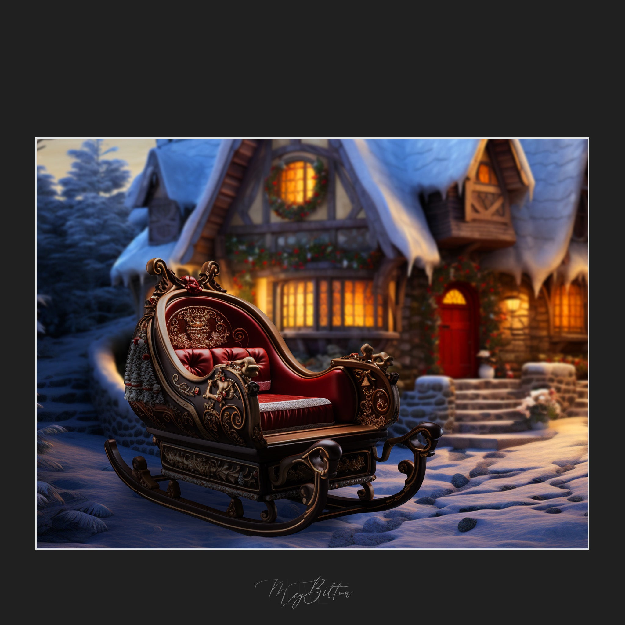 Magical Sleigh Overlays
