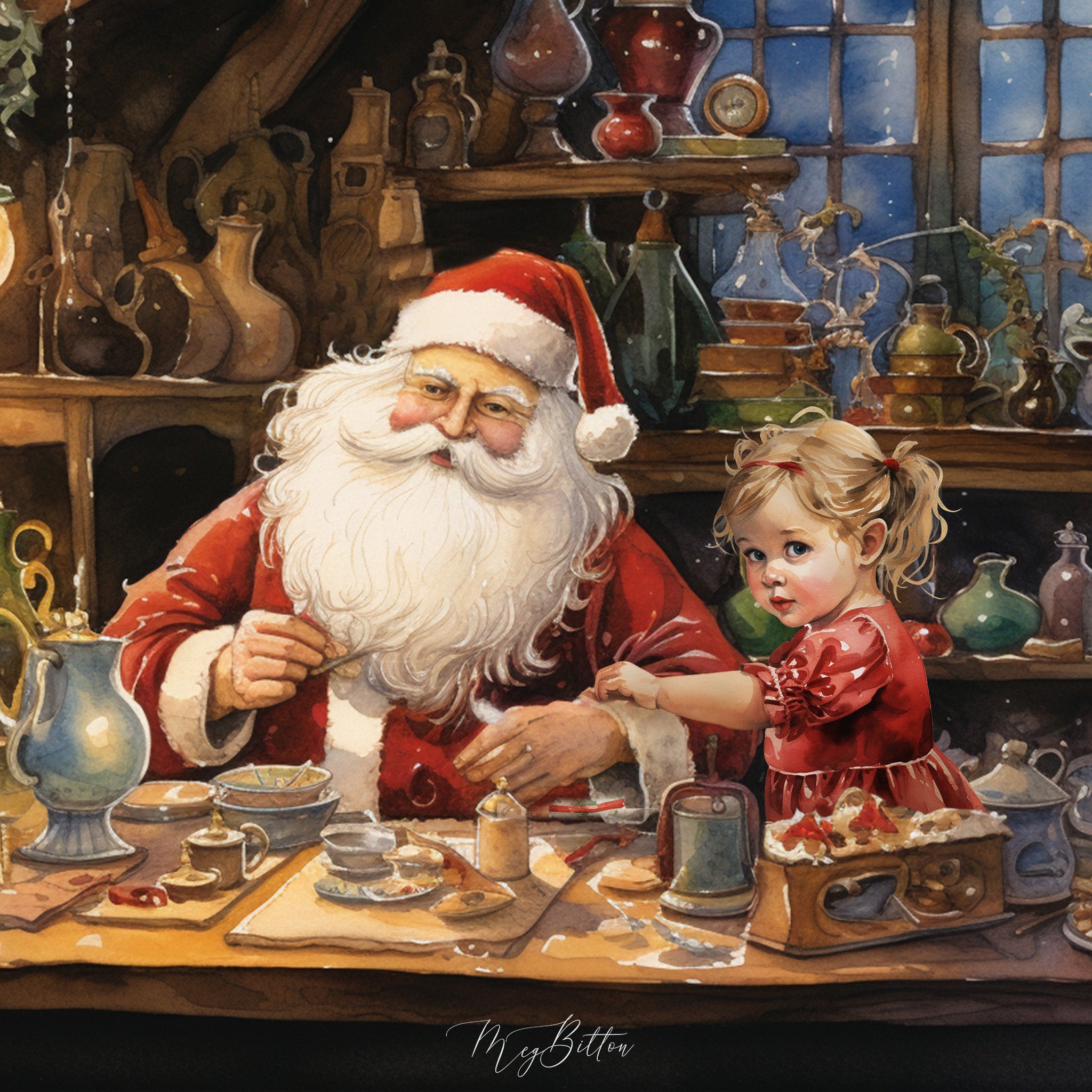 Illustrated Christmas Joy Asset Pack
