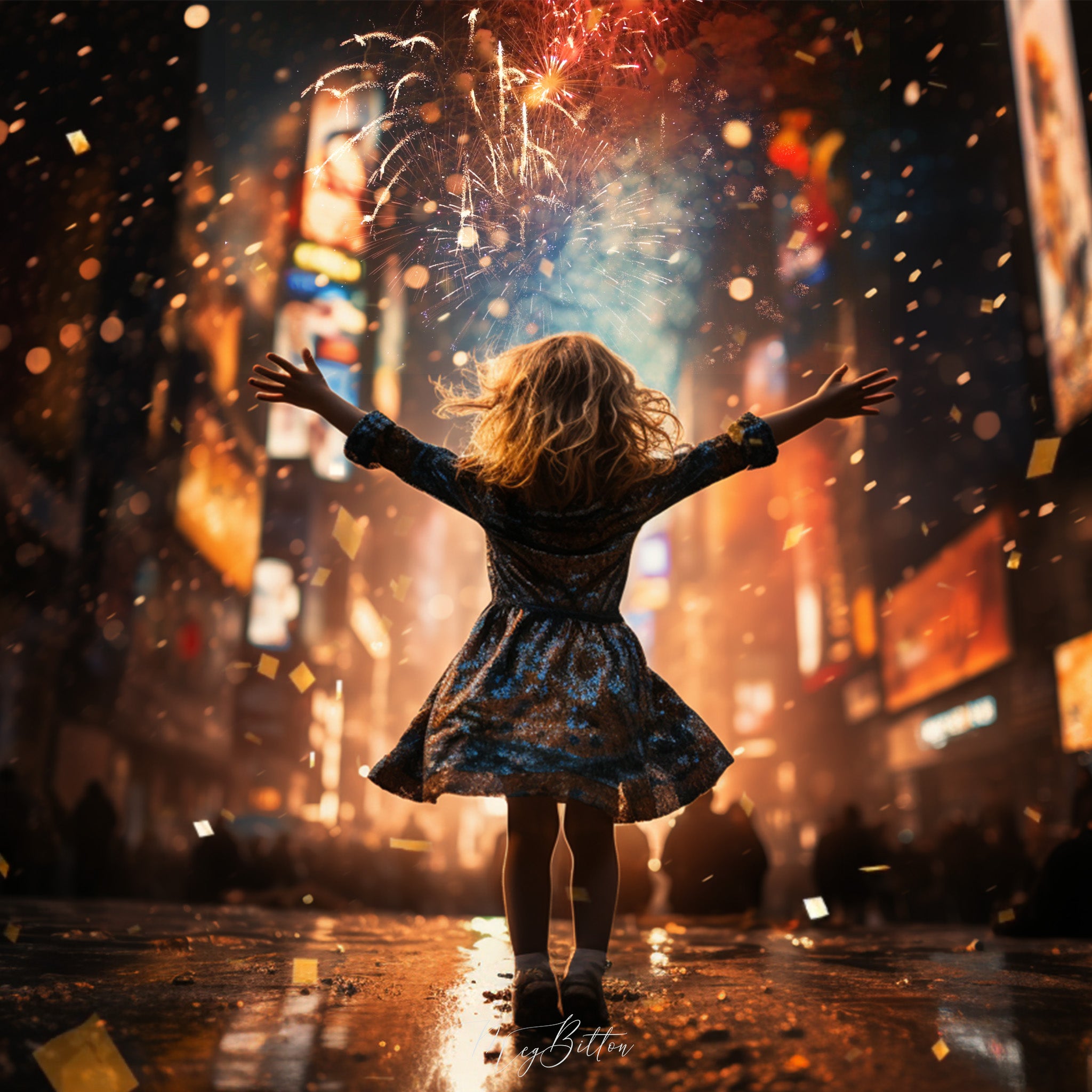 Magical Moving New Years Overlays