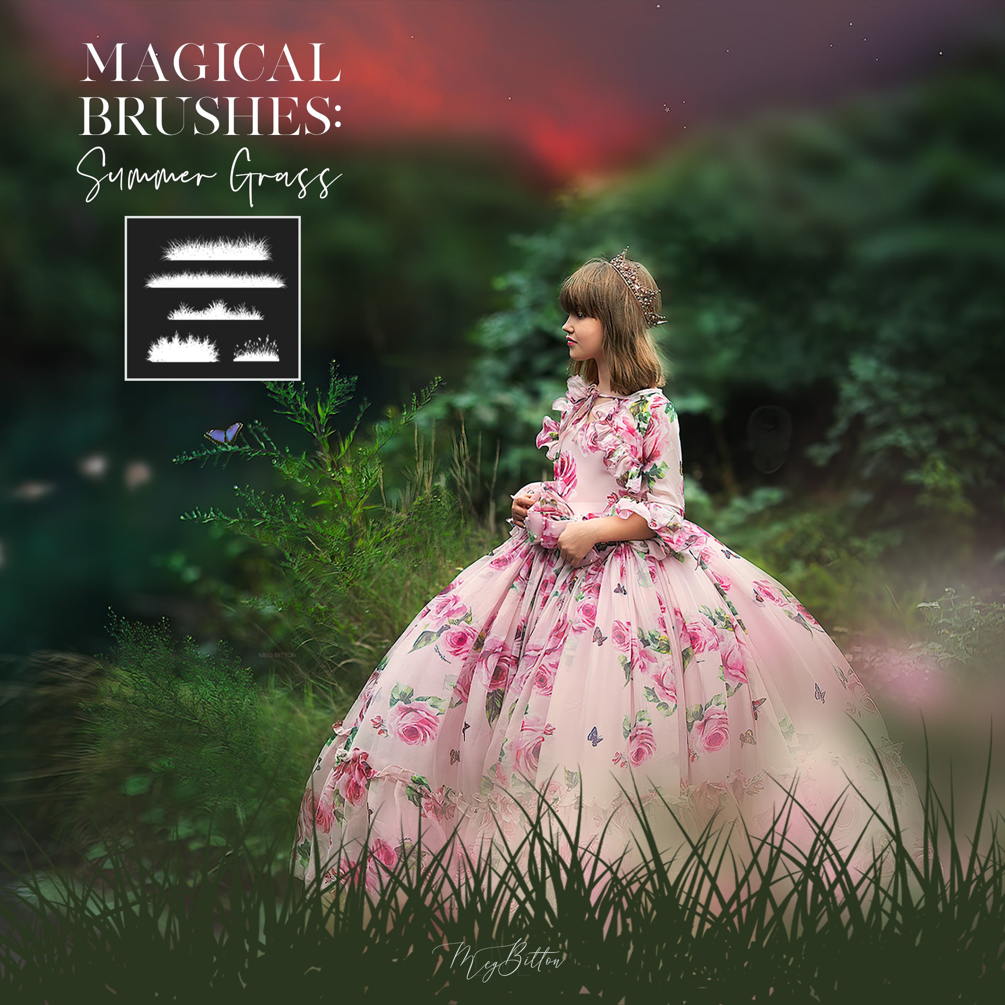 Magical Summer Grass Brush Set