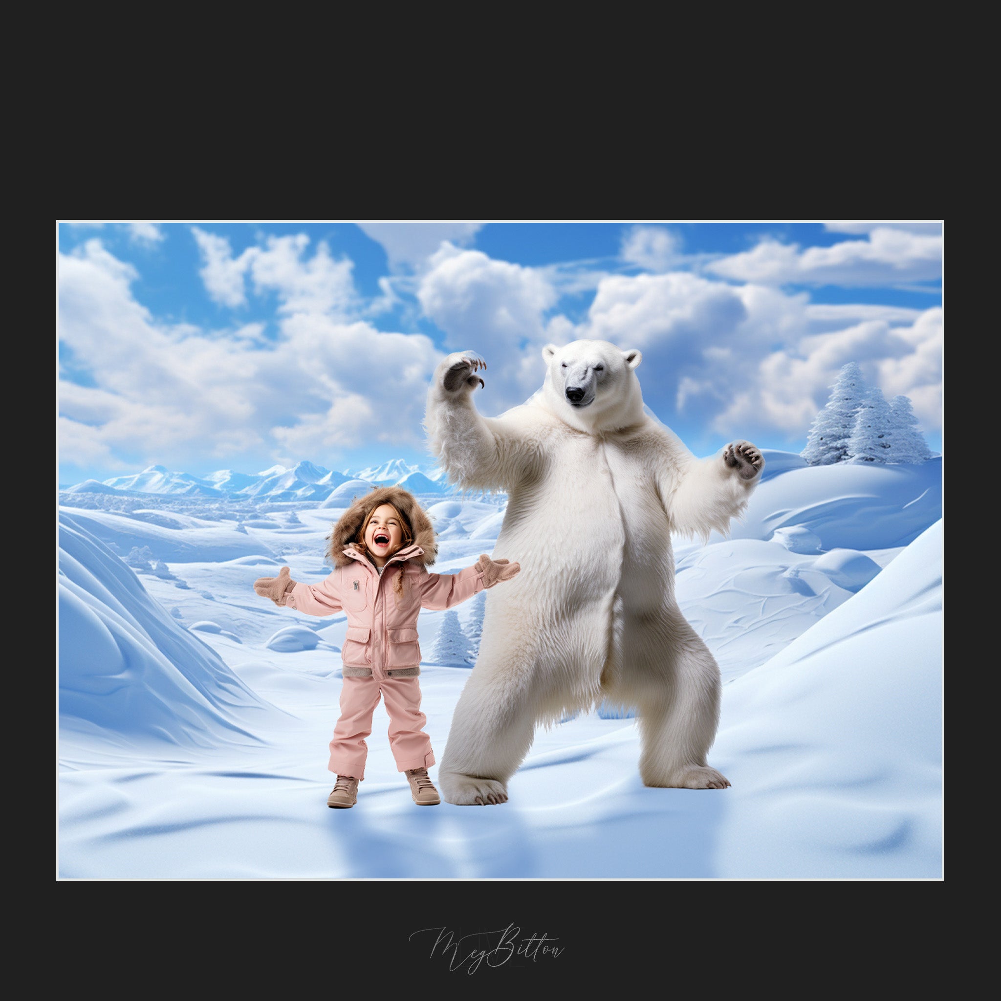 Magical Polar Bear Overlays