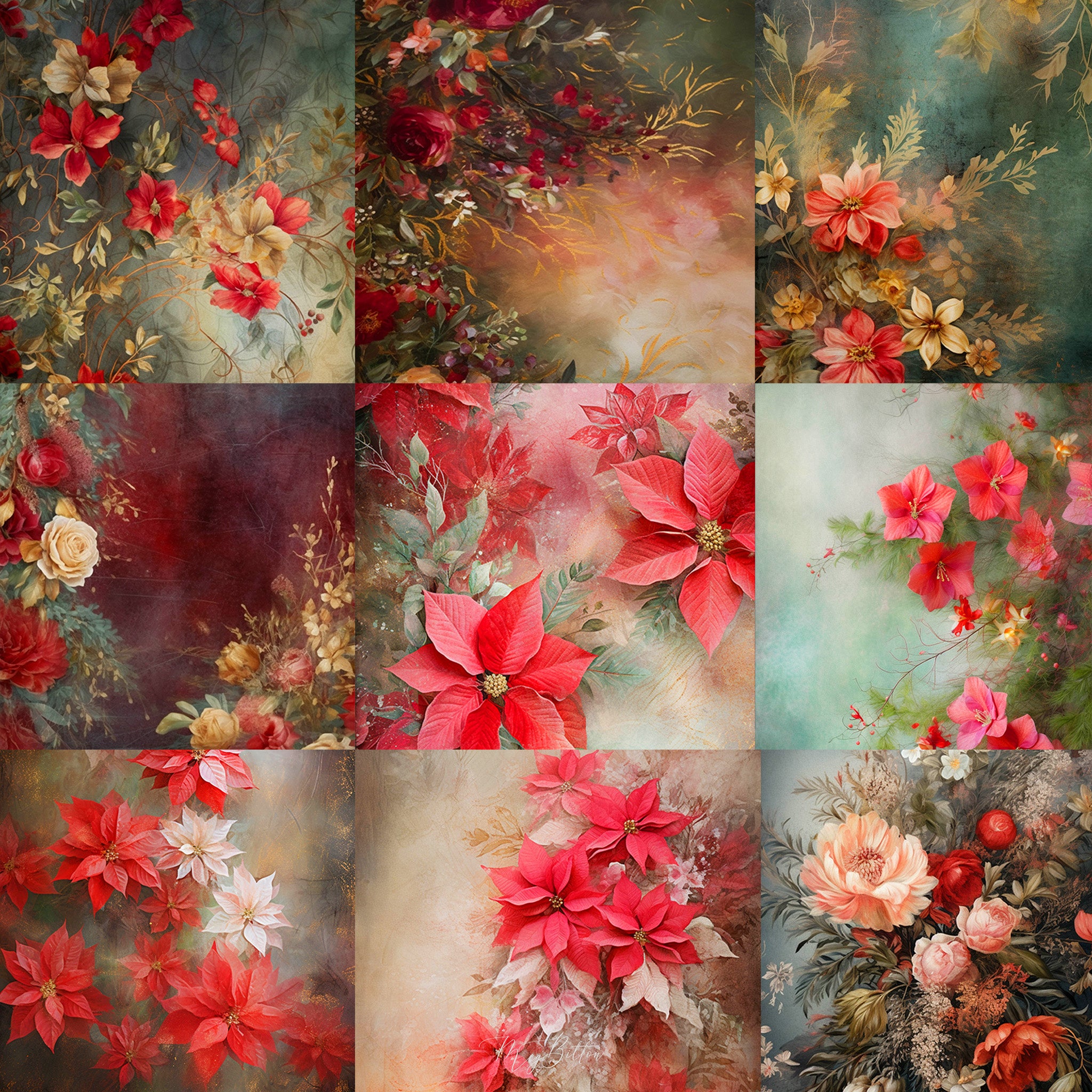 Ultimate Holiday Portrait Background Bundle