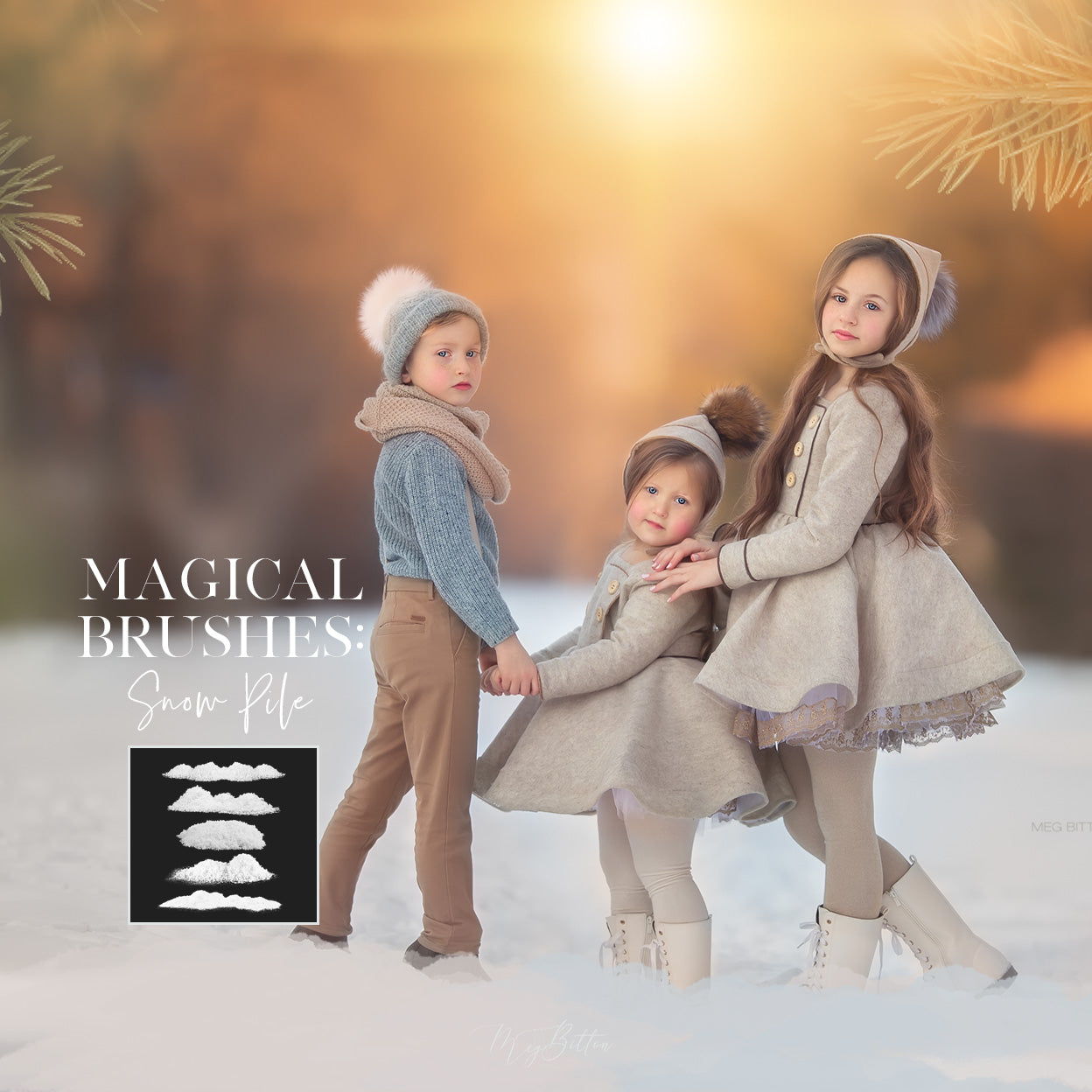 Magical Snow Pile Brushes