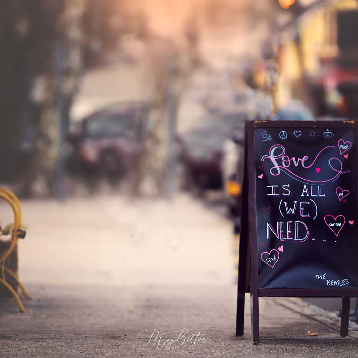 Digital Background: Love Is All We Need
