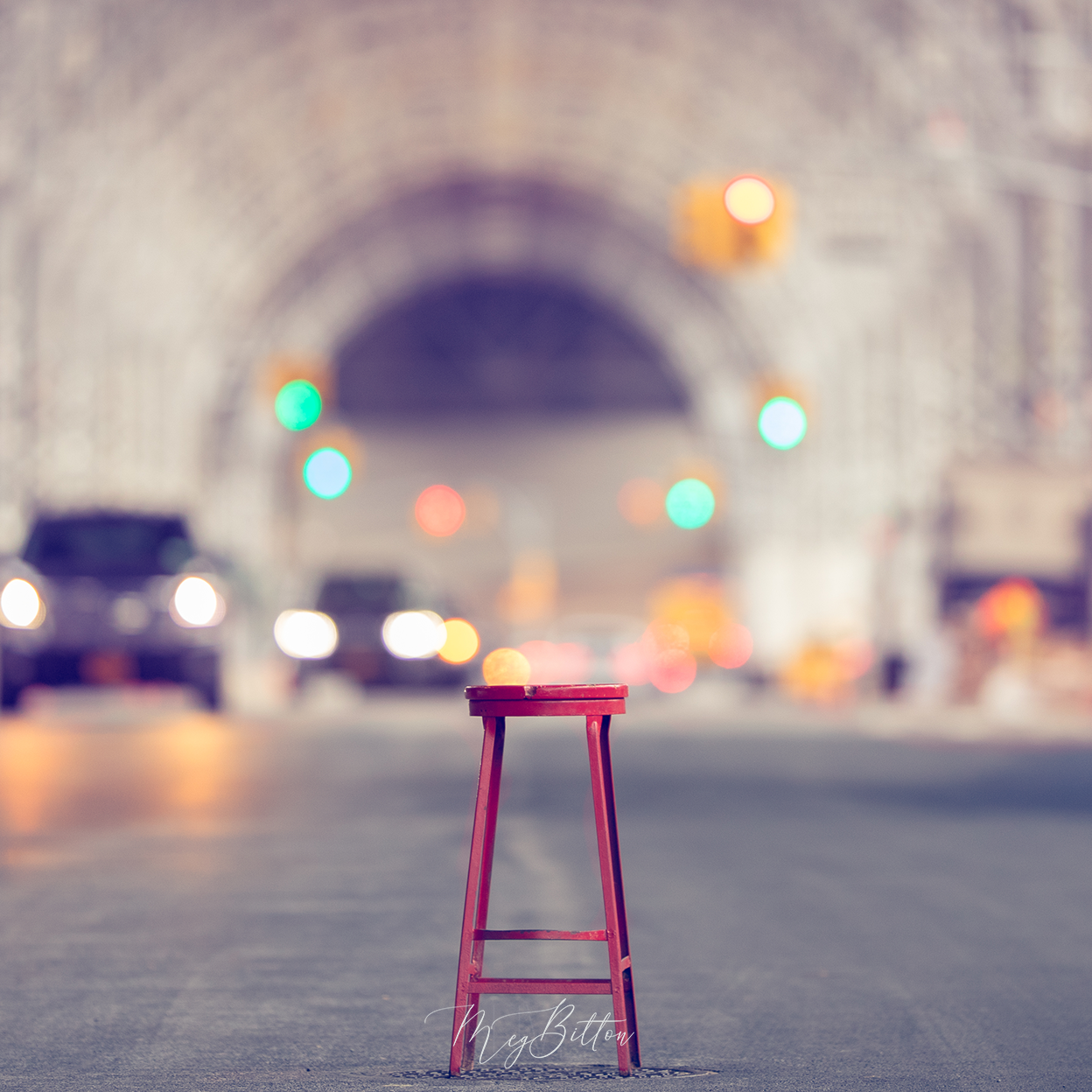 Digital Background: Pastel City Scape