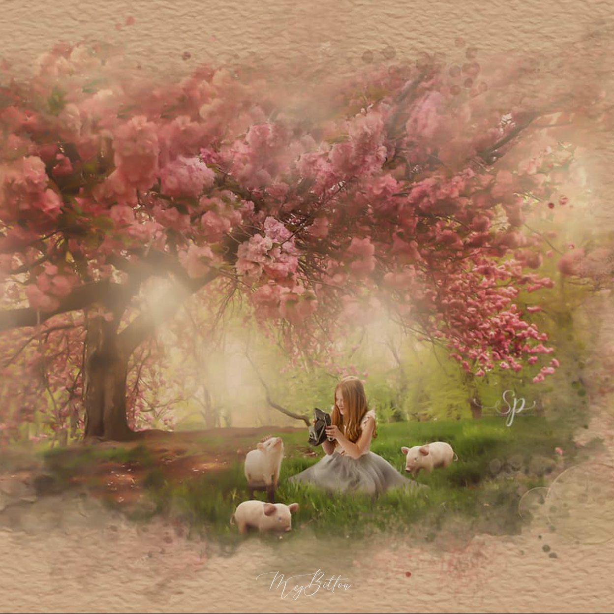 Watercolor Blossoms Editing Tutorial